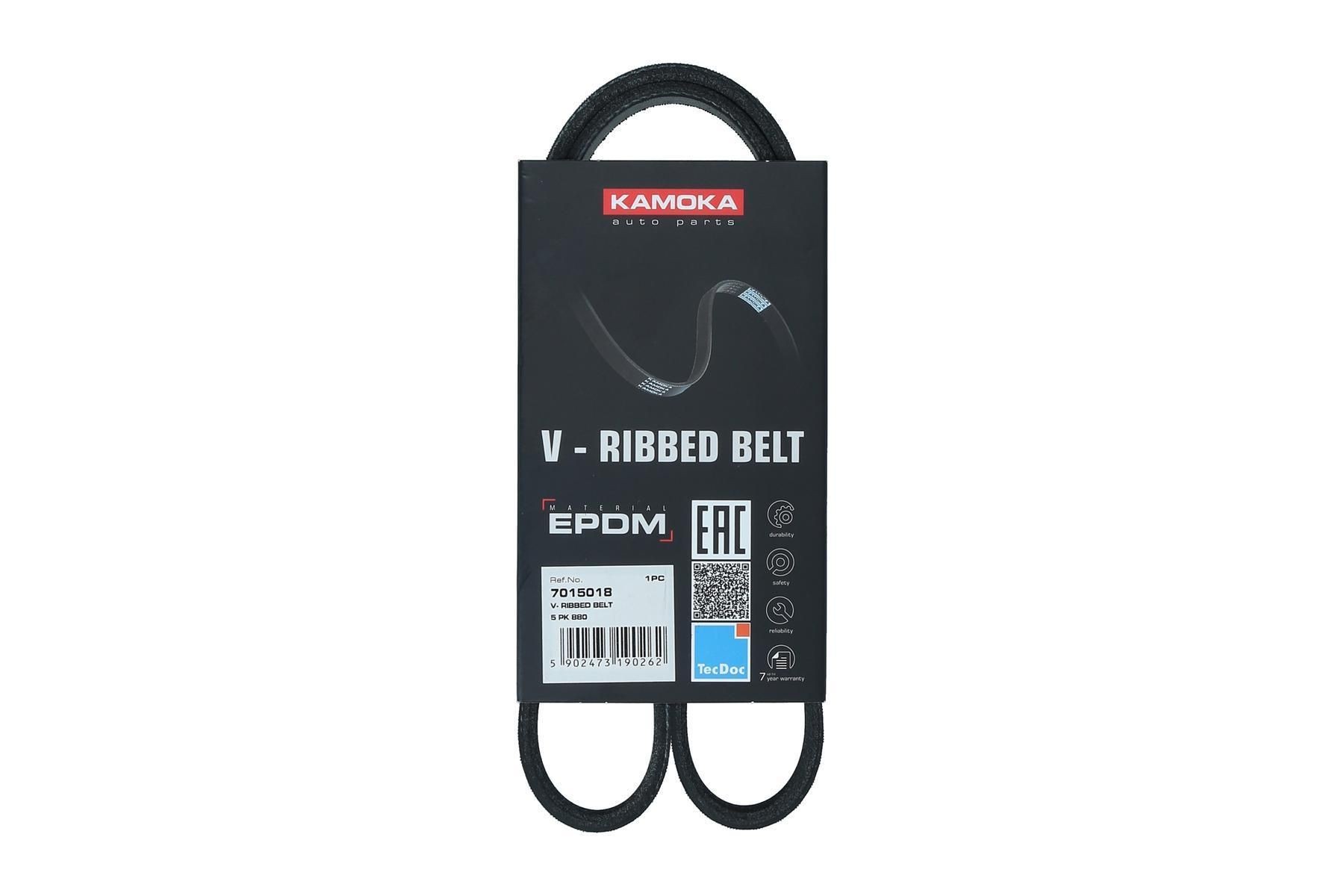 KAMOKA Serpentine belt Article number: 7015018 cheaply