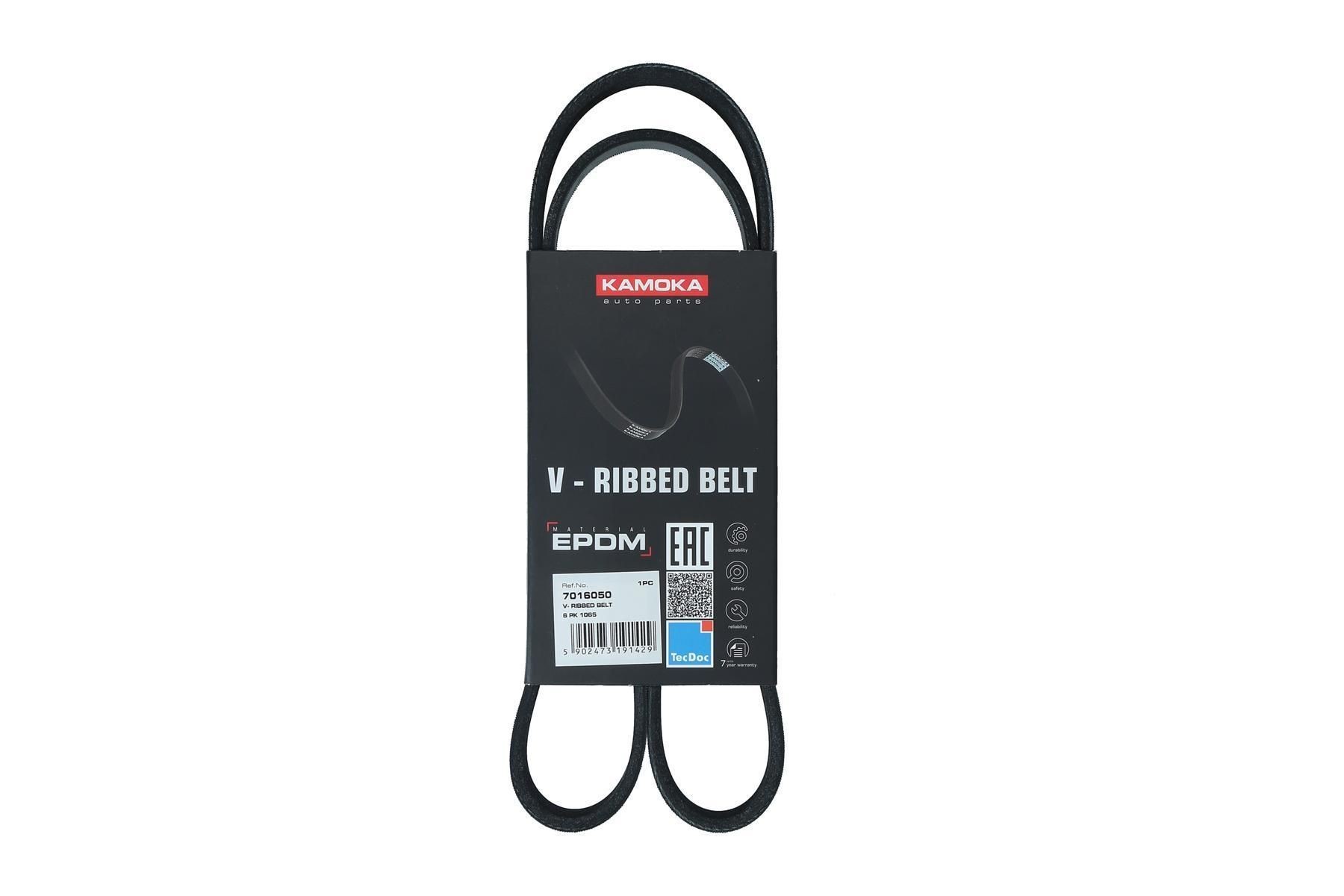 KAMOKA Serpentine belt Article number: 7016050 cheaply