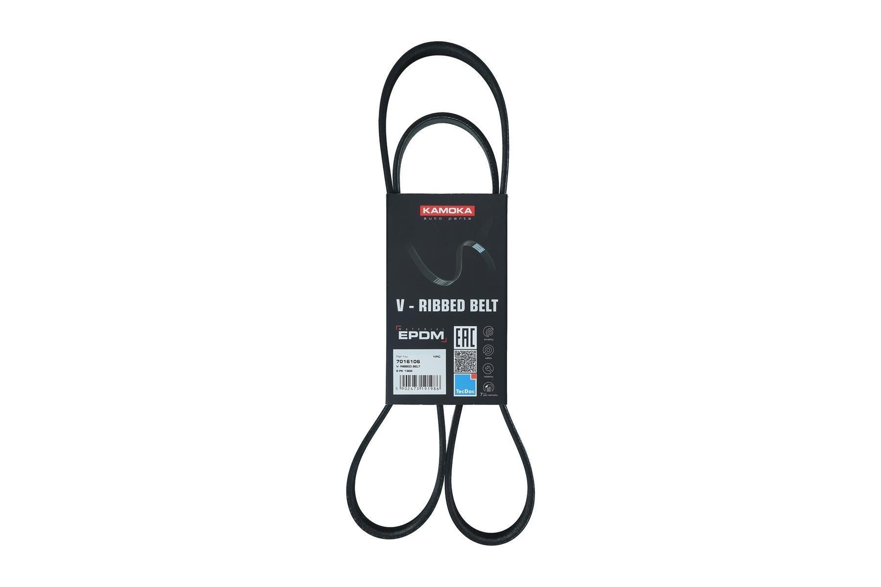 KAMOKA Serpentine belt Article number: 7016106 cheaply