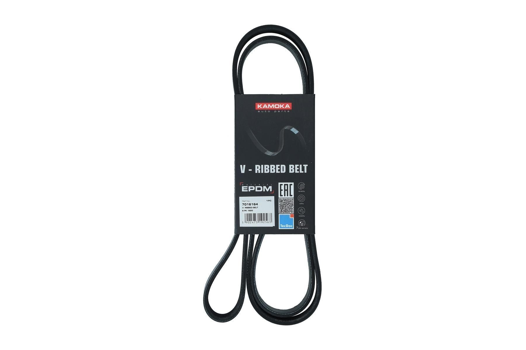 KAMOKA Serpentine belt Article number: 7016164 cheaply