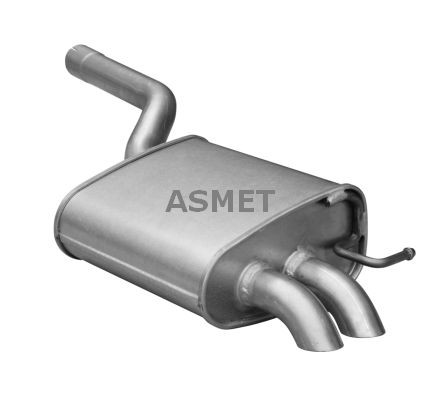 ASMET Rear silencer Article number: 03.122 cheaply