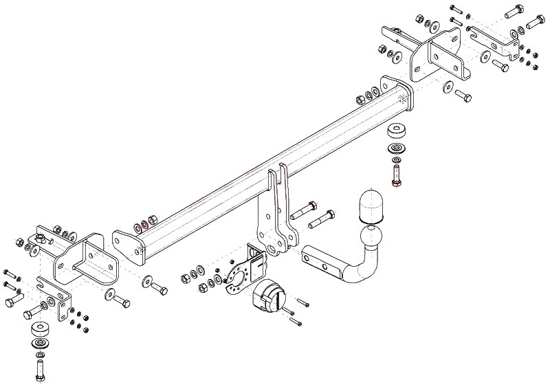 STEINHOF Trailer Hitch Article number: K-073 cheaply