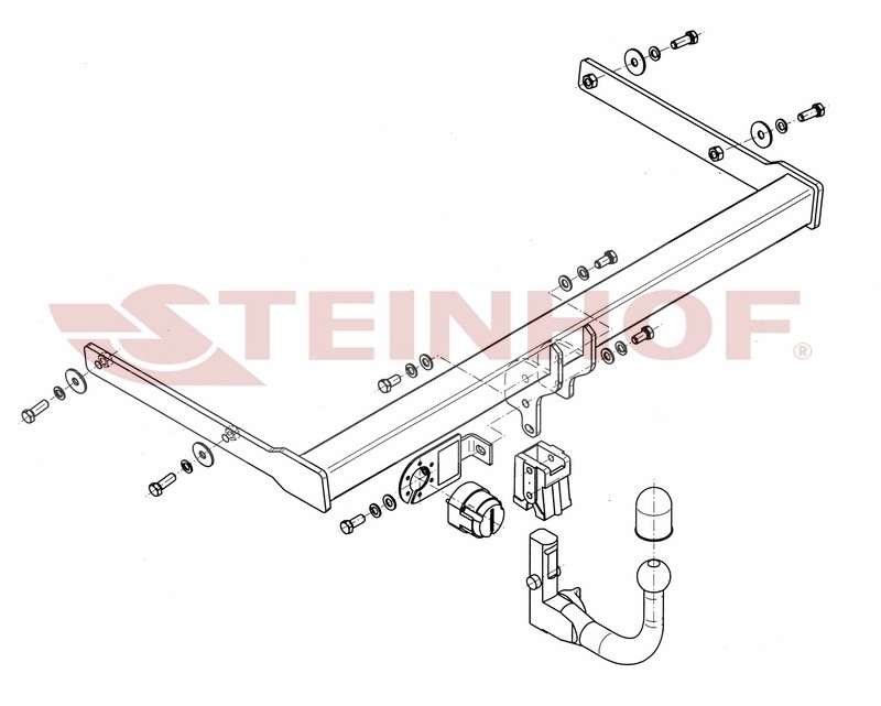 STEINHOF Trailer Hitch Article number: S-347 cheaply