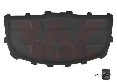 VAN WEZEL 0346460 Silencing Material, engine bay A4 2.0 TDI quattro 163 PS Diesel