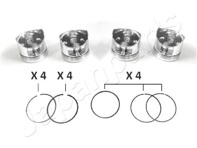 JAPANPARTS Kolvid Artikli number: KI607M soodsalt