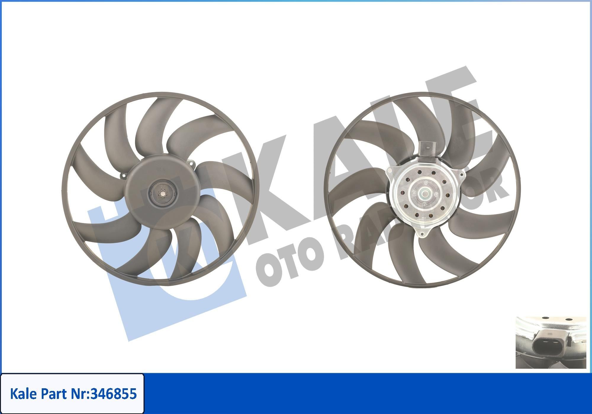 KALE OTO RADYATOR Fan, radiator Article number: 346855 cheaply