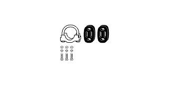 HJS Exhaust mounting kit Article number: 82 15 0314 cheaply