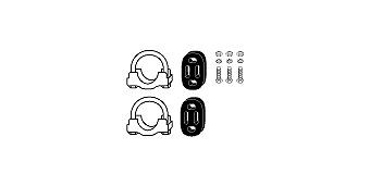 HJS Kit montaggio, Imp. gas scarico Numero articolo: 82 15 5934 poco costoso