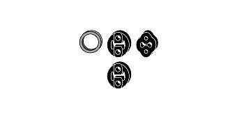 HJS Exhaust mounting kit Article number: 82 44 7660 cheaply