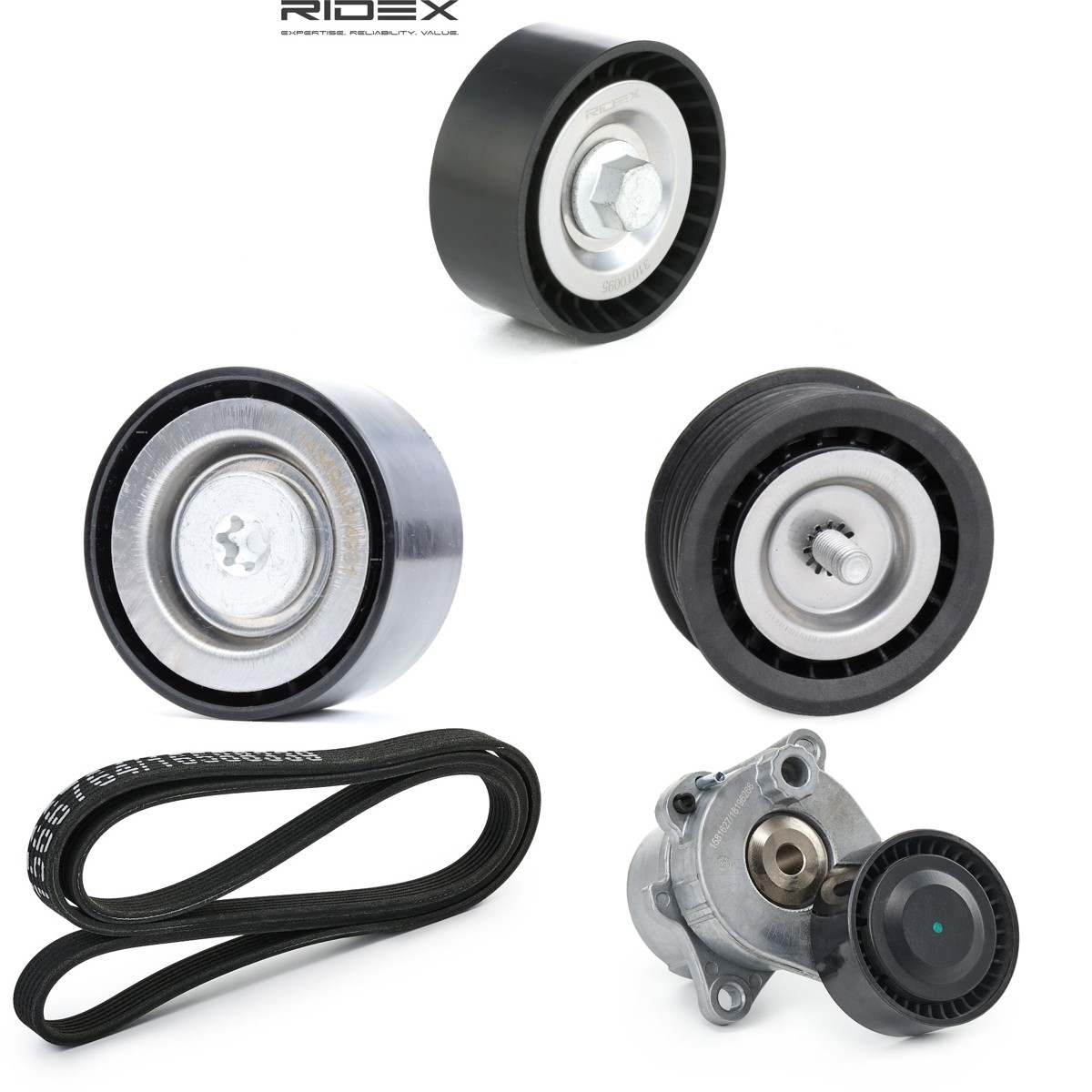 RIDEX V-Ribbed Belt Set Article number: 542R1112 cheaply