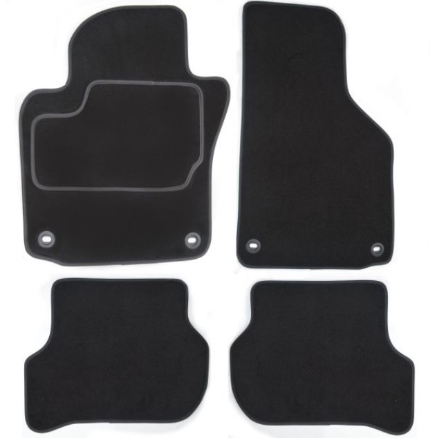 CUSTOPOL AUD136C Floor mats A4 2.0 TFSI Mild Hybrid quattro 252 PS Petrol/Electro