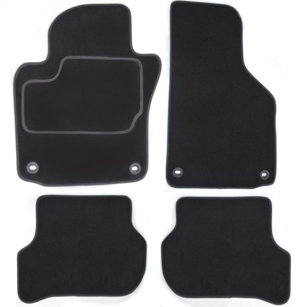 CUSTOPOL AUD138C Floor mats A4 2.0 TFSI Mild Hybrid quattro 252 PS Petrol/Electro