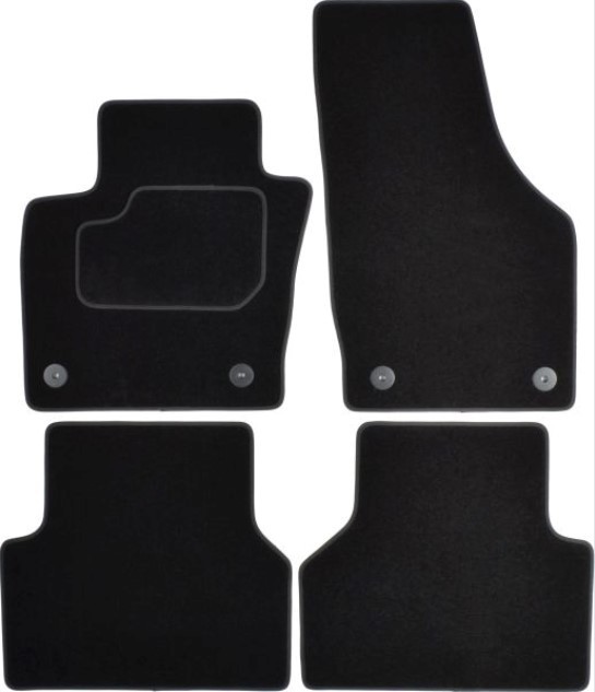 CUSTOPOL AUD225S Floor mats Q3 1.4 TFSi Flex 150 PS Petrol/Ethanol 2020