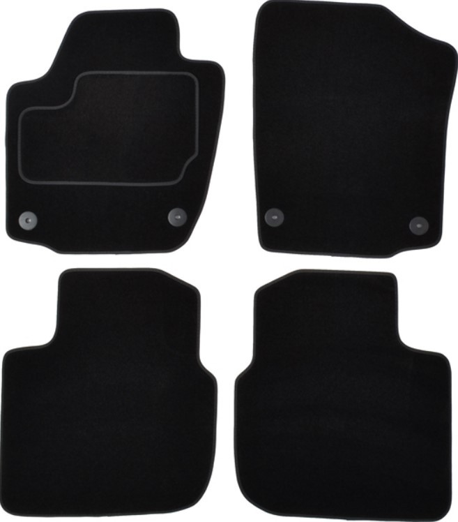 CUSTOPOL SKO99C Floor mats RAPID 1.0 TSI 95 PS Petrol 2019
