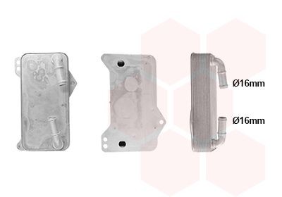 VAN WEZEL Automatic transmission oil cooler Article number: 58013715 cheaply