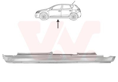 VAN WEZEL Rocker panel Article number: 8353103 cheaply