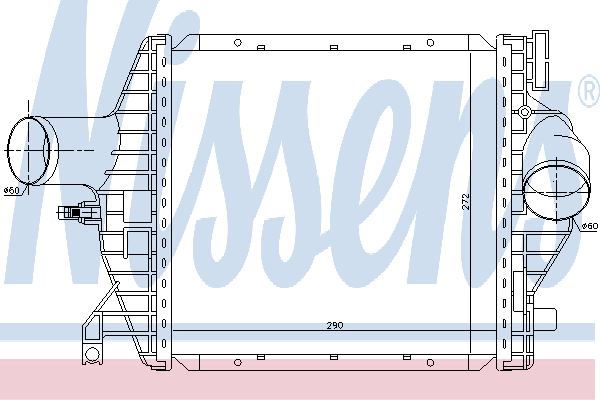 NISSENS Air conditioning evaporator Article number: 92092 cheaply