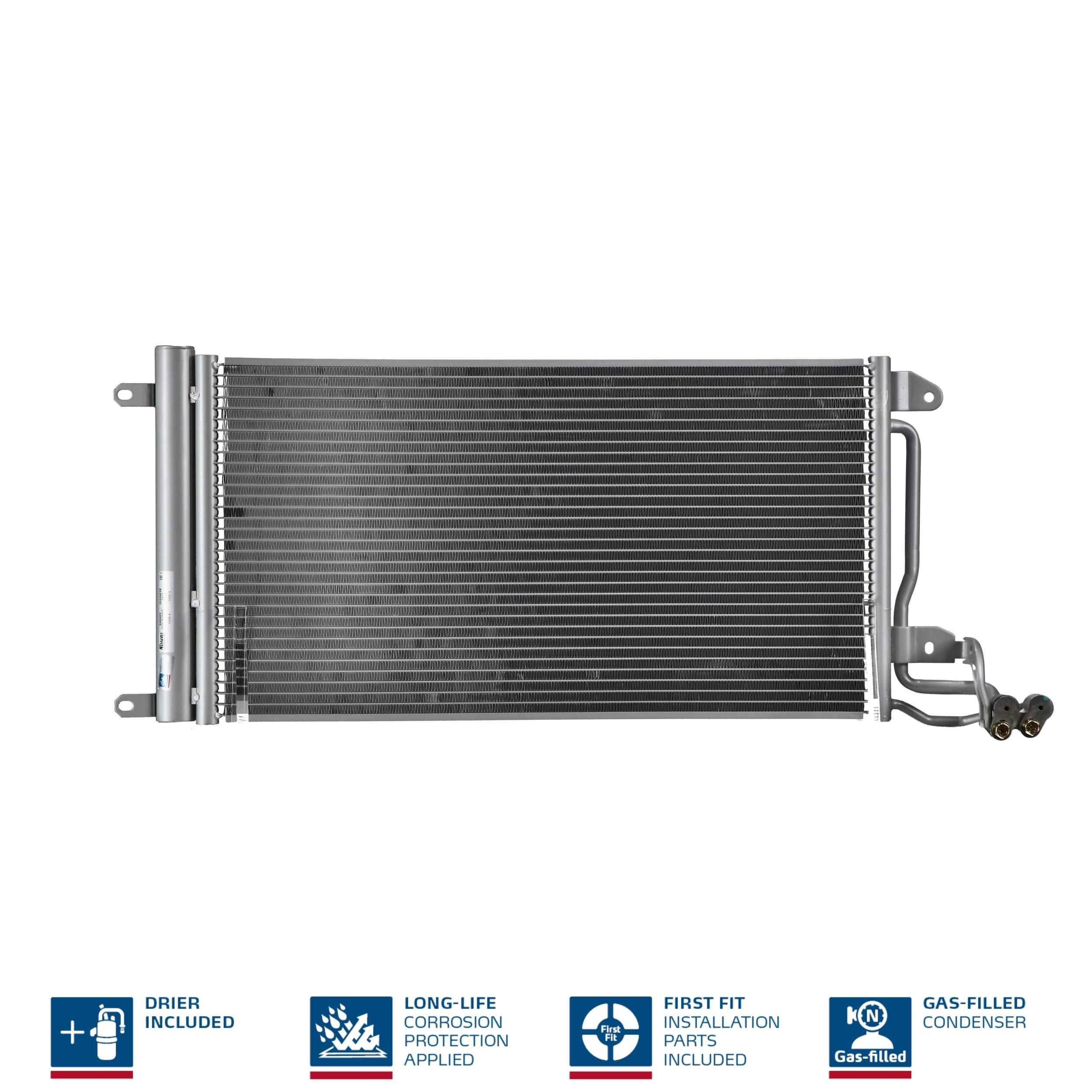 NISSENS Air conditioning condenser Article number: 940093 cheaply