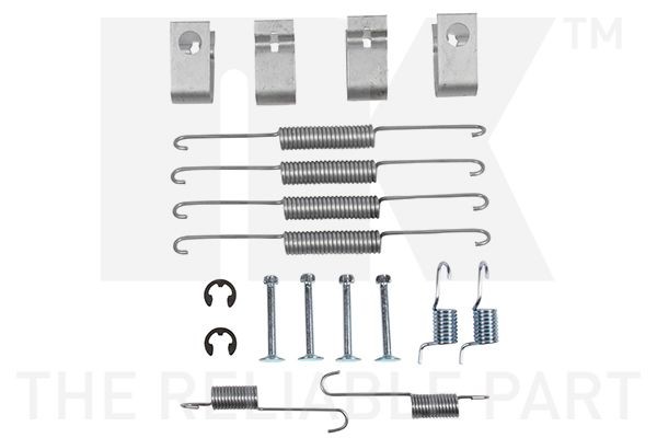 NK 7932636 Accessory Kit, brake shoes 626 2.0 D (GC10F1) 63 PS Diesel 1987