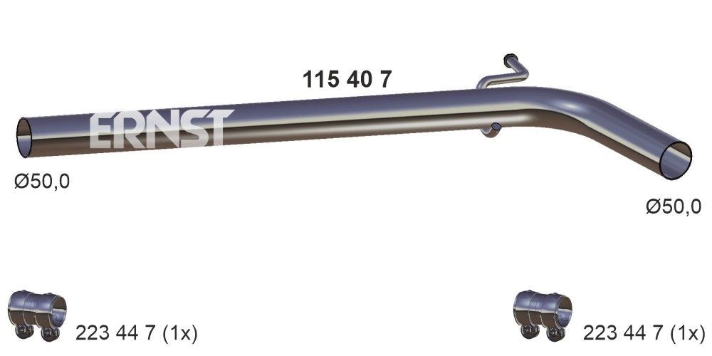 ERNST Exhaust Pipe Article number: 115407 cheaply