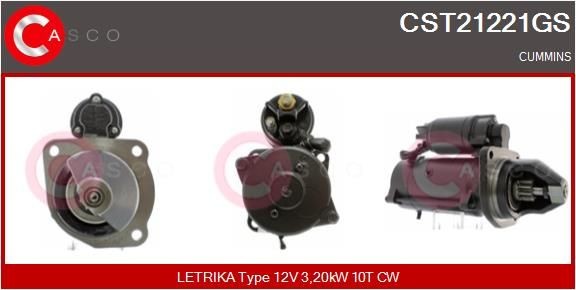 CASCO CTK75013KS Kit riparazione, Compressore Serie 3 330 d 258 CV Diesel 2018