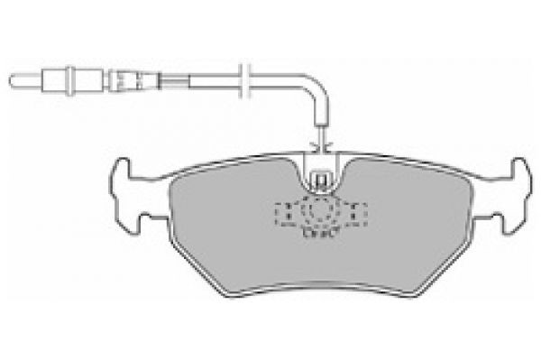 MAPCO Brake pad set Article number: 6497 cheaply