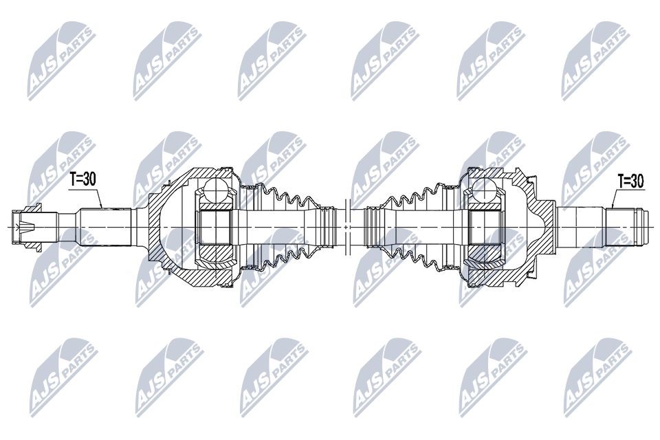 NTY Drive shaft Article number: NPW-TY-183 cheaply