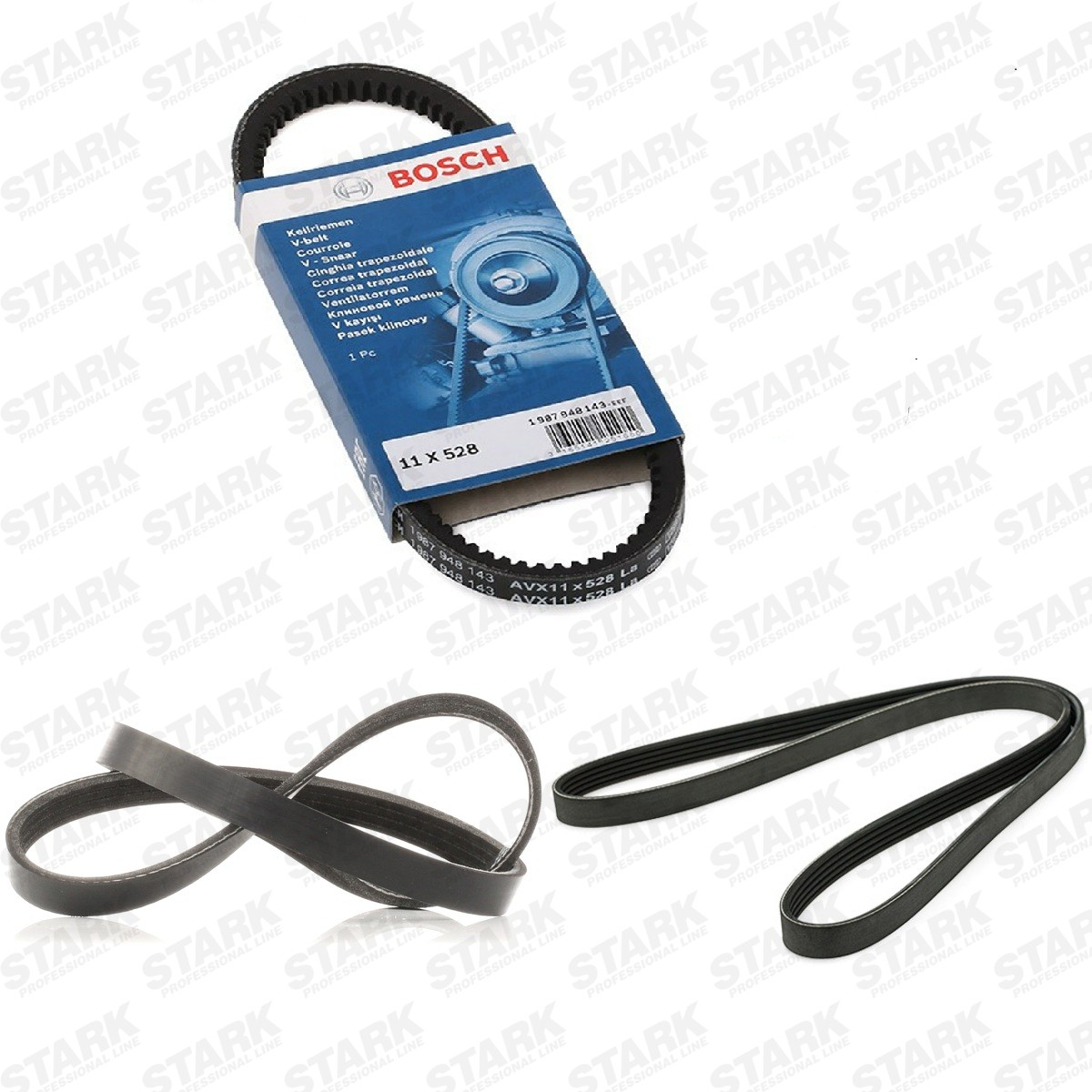 STARK V-Ribbed Belt Set Article number: SKRBS-1201191 cheaply