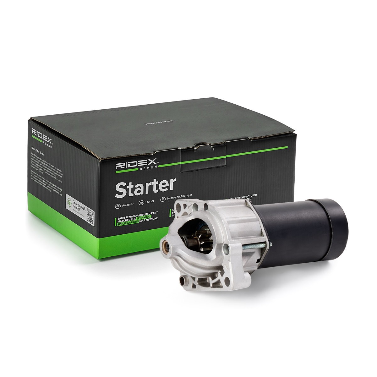 RIDEX REMAN Starter Artikli number: 2S0148R soodsalt