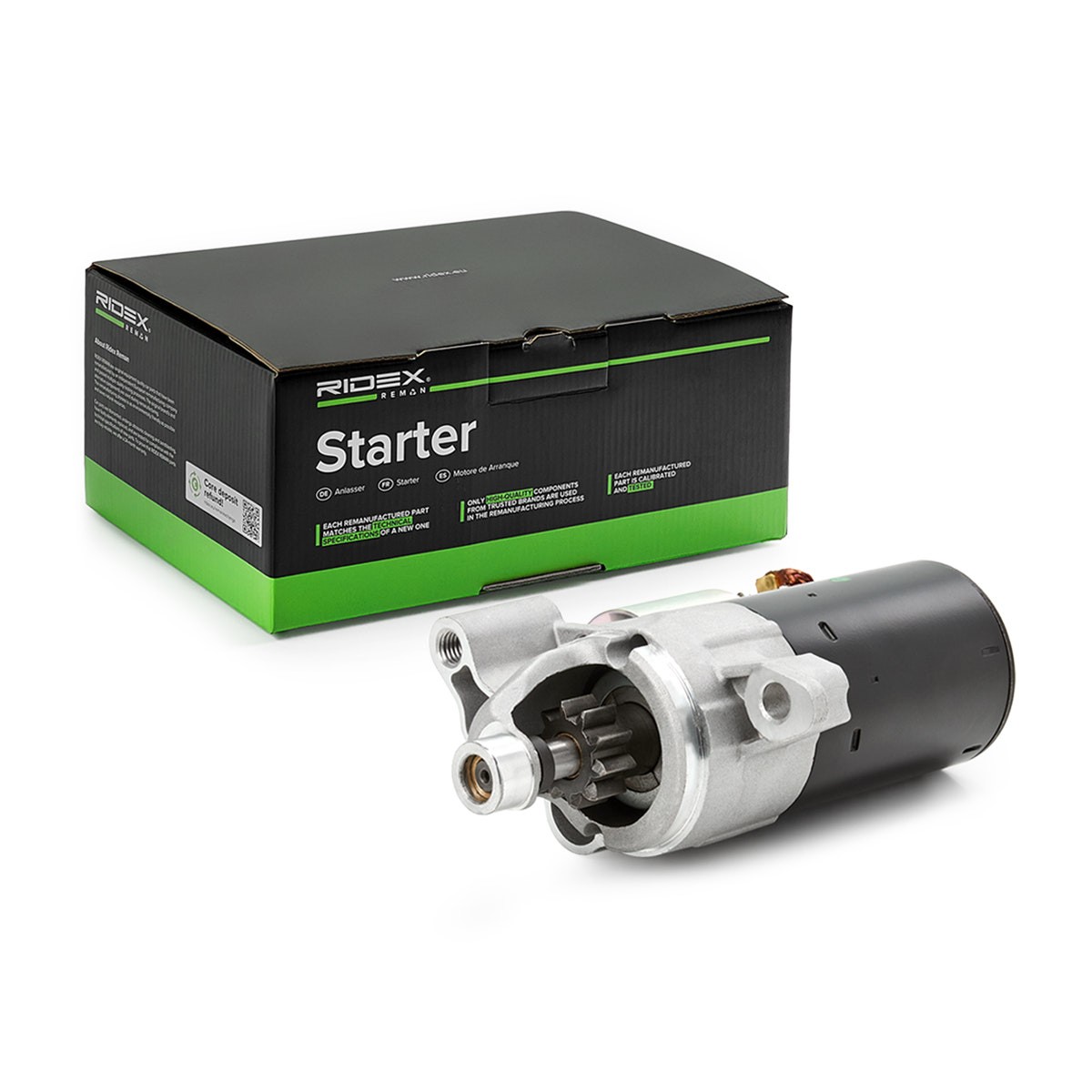 RIDEX REMAN Starter Artikli number: 2S0936R soodsalt