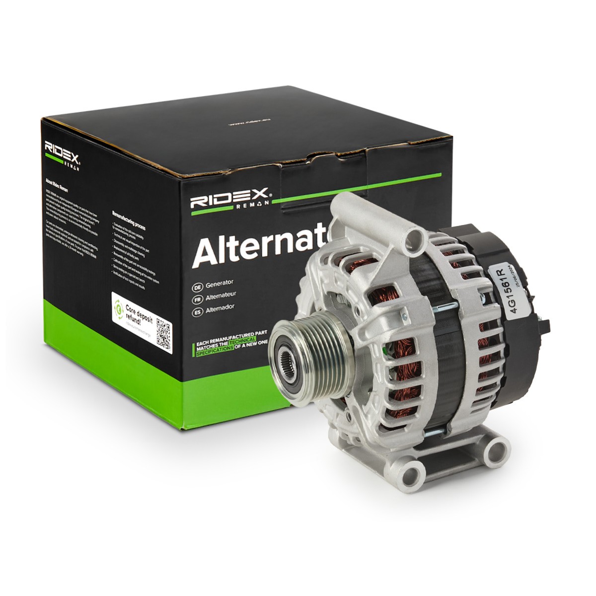 RIDEX REMAN Alternator Article number: 4G1561R cheaply