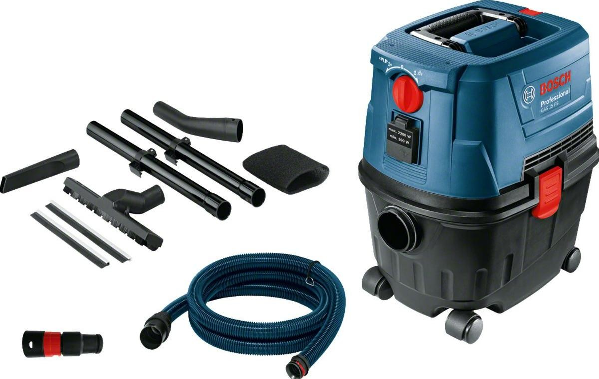 BOSCH Våt- / tørrsuger GAS 15 PS artikkelnummer: 0 601 9E5 100 billig