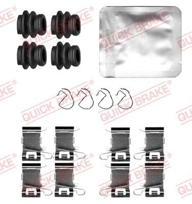QUICK BRAKE 109-0183 Lisakomplekt, ketaspiduriklotsid CX-30 1.8 SKYACTIV-D 116 HP Diisel