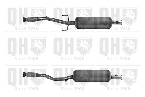 QUINTON HAZELL QSCR31030H SCR Catalytic Converter DS3 1.6 BlueHDi 100 (SABHY0, SABHYT) 99 PS Diesel