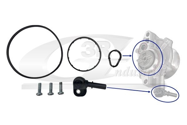 3RG Repair Kit, vacuum pump (brake system) Article number: 74206 cheaply