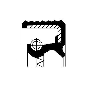 CORTECO Shaft Seal, manual transmission Article number: 01034076B cheaply