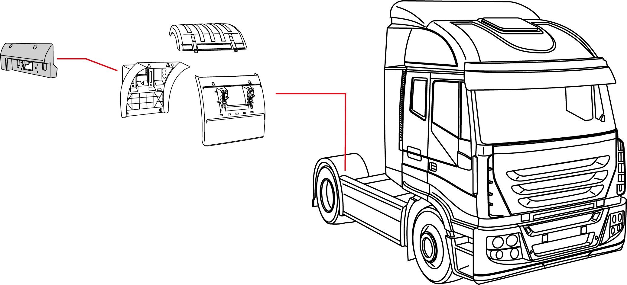COVIND Holder, tail light Article number: 560/534 cheaply