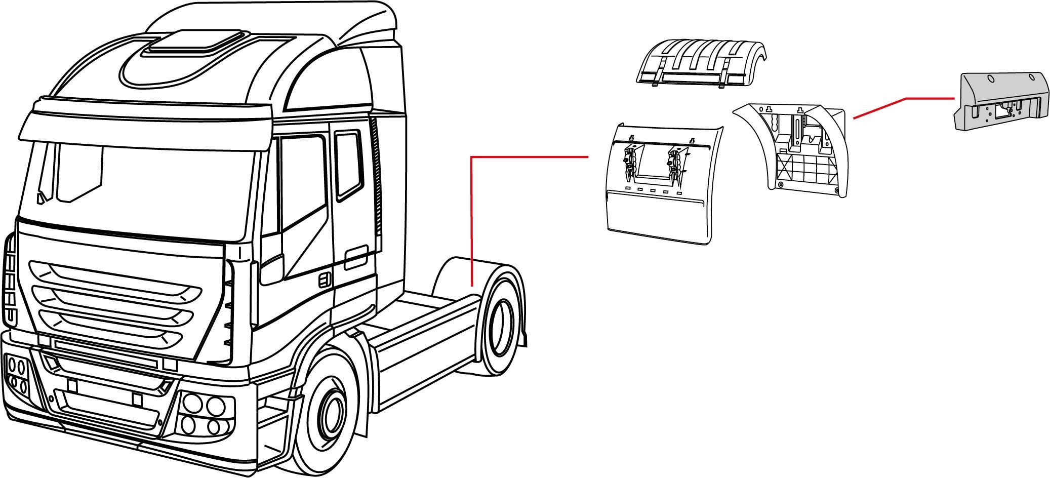 COVIND Holder, tail light Article number: 560/535 cheaply