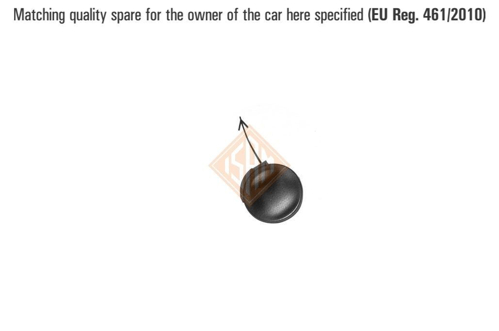 ISAM 0705810 Bumper Cover, towing device VECTRA 2.5 i V6 (F68) 170 PS Petrol 2003