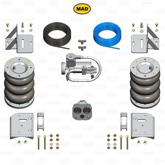 MAD NR-067654-CS Air Spring, suspension TRANSIT 2.0 EcoBlue 4x4 130 PS Diesel