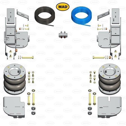 MAD NR-197544-B Õhkpadi CRAFTER 2.5 TDI 163 HP Diisel 2016