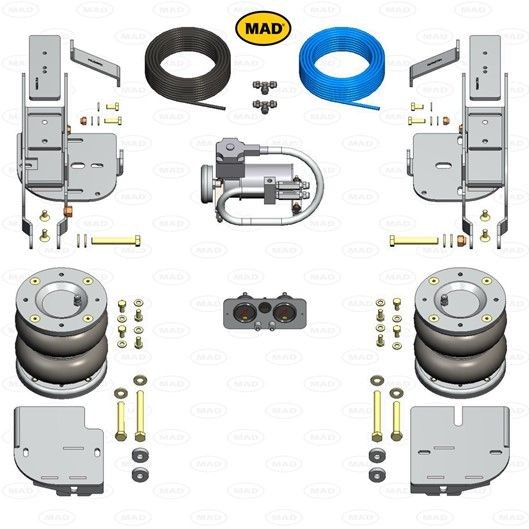 MAD NR-197544-C Õhkpadi CRAFTER 2.5 TDI 163 HP Diisel 2016