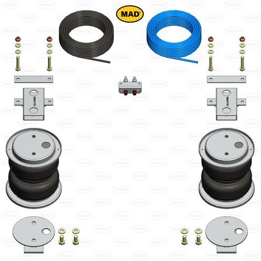 MAD NR-367124-B Õhkpadi HILUX Pick-up 3.0 D-4D 4WD (KUN26) 169 HP Diisel 2016