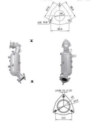 VEGAZ Catalytic converter Article number: DK-817 cheaply