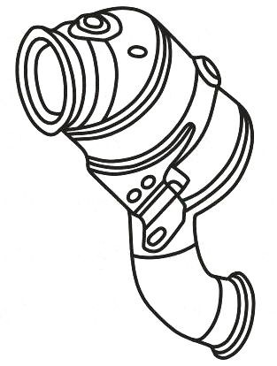 VEGAZ Catalytic converter Article number: MK-384 cheaply