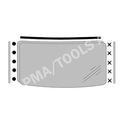 PMA Trim- / Protection Strip, windscreen Article number: 753408135 cheaply