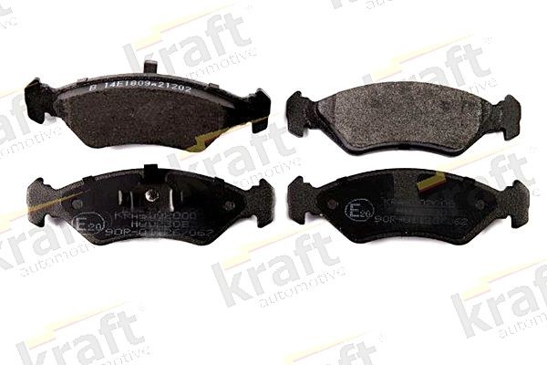 KRAFT Комплект спирачно феродо, дискови спирачки артикулен номер: 6002000 евтино