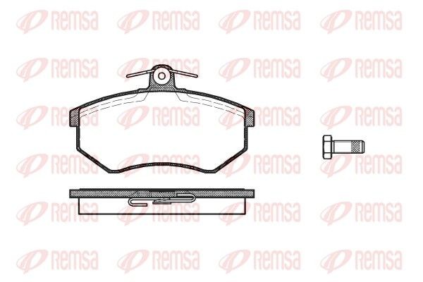 REMSA Brake pad set Article number: 0134.10 cheaply