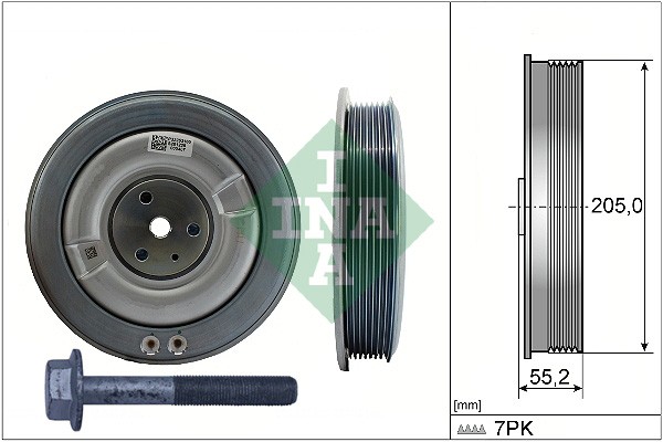 INA Belt Pulley Set, crankshaft Article number: 544 0506 20 cheaply