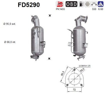 AS Tahmafilter Artikli number: FD5290 soodsalt
